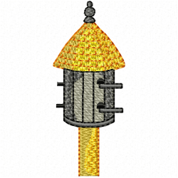 Bird Houses Embroidery Design 10 Bird Houses Embroidery Design 10